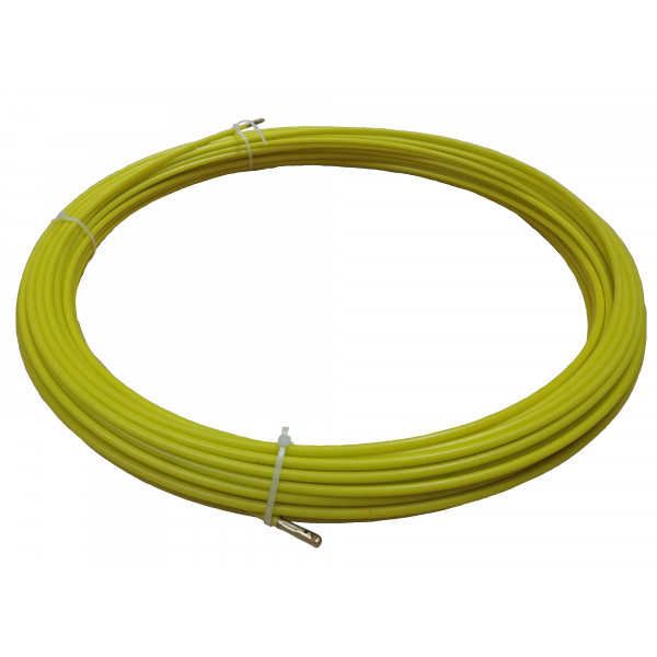 Guía Pasacables de Fibra de Vidrio 4,5 mm - 50 m - Set Profesional con  Carro de Acero y Doble Salida - Promart