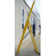 ESCALERA DE FIBRA TRANSFORMABLE TRIPLE